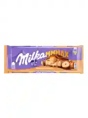 Шоколад молочный Milka Mmmax, цельный фундук и карамель, 270г