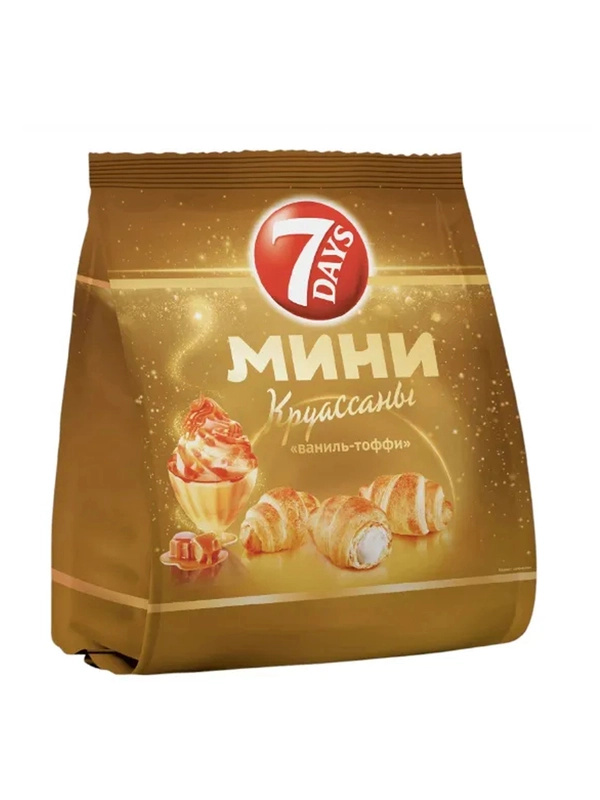 Круассаны мини крем 7DAYS ваниль-тоффи, 265 г