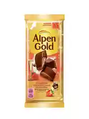 Шоколад молочный Alpen Gold, клубника-игристое вино, 80 г