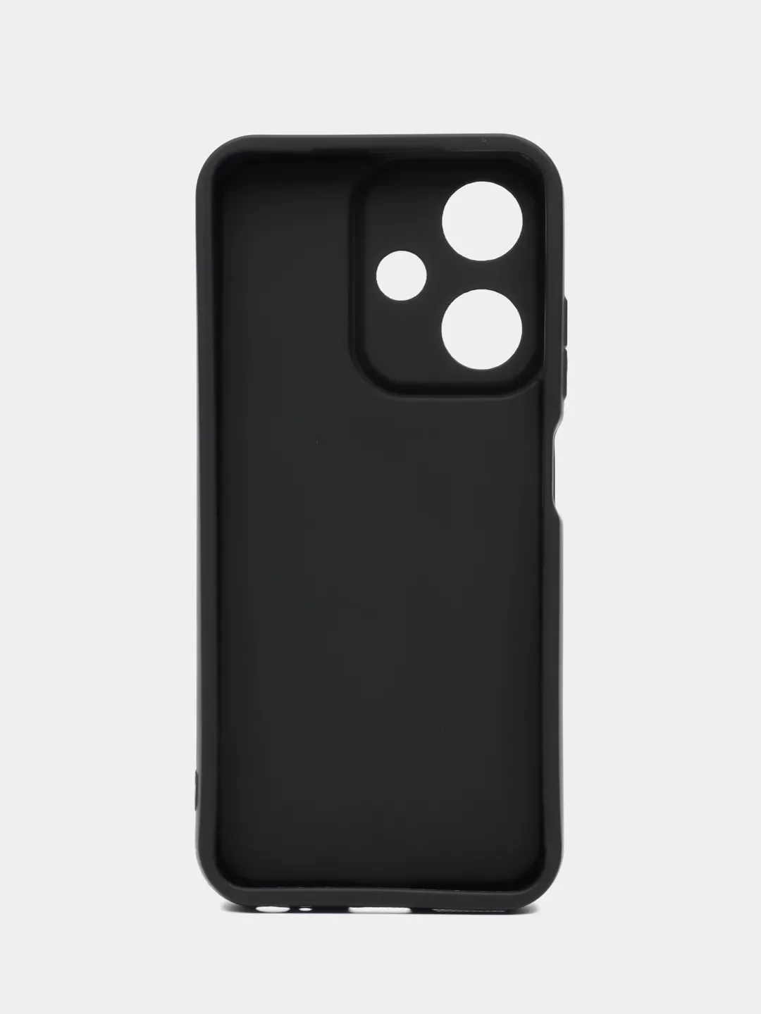 Черный чехол для Realme C61/ Note 60 (Реалми С61/ Нот 60), противоударный, с бортиками