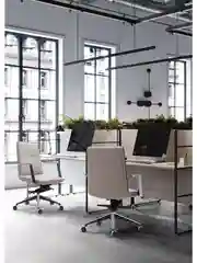 Серый кресло офисное TopChairs Arrow