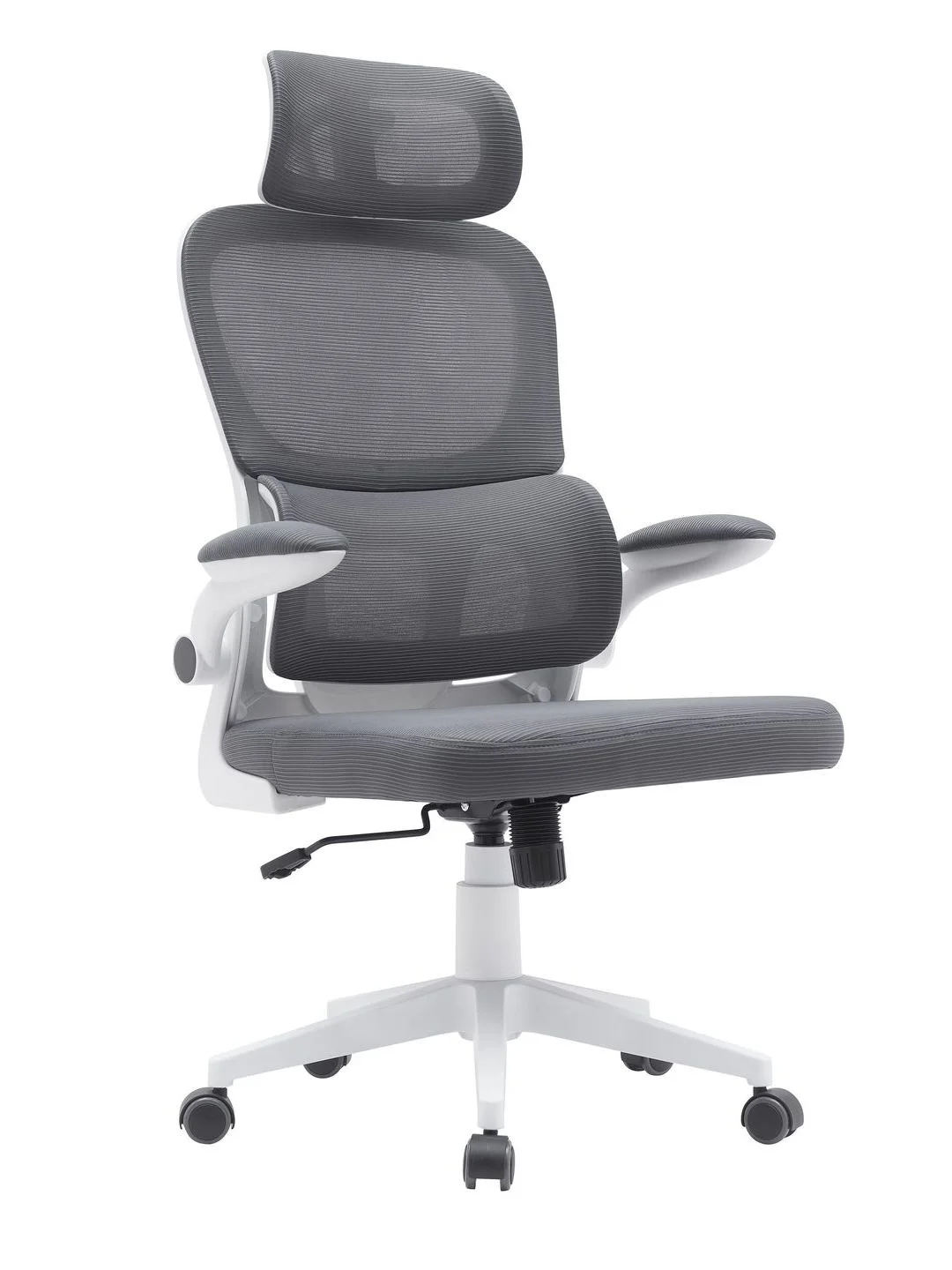 Серый меланж кресло компьютерное офисное TopChairs Airone