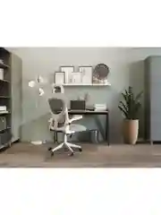 Серый кресло компьютерное офисное TopChairs Airone