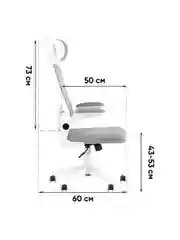 Черный кресло компьютерное офисное TopChairs Airone