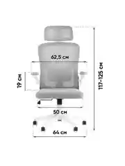 Черный кресло компьютерное офисное TopChairs Airone