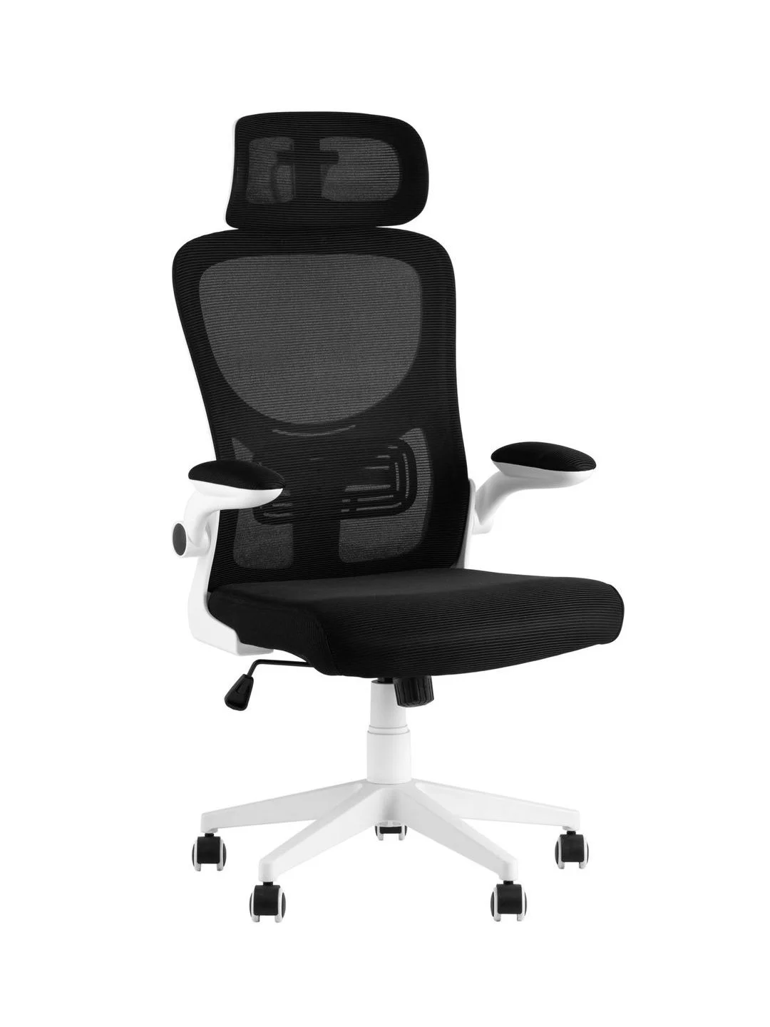 Белый кресло компьютерное офисное TopChairs Airone
