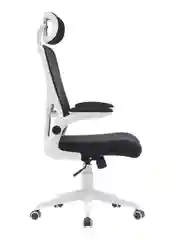 Белый кресло компьютерное офисное TopChairs Airone