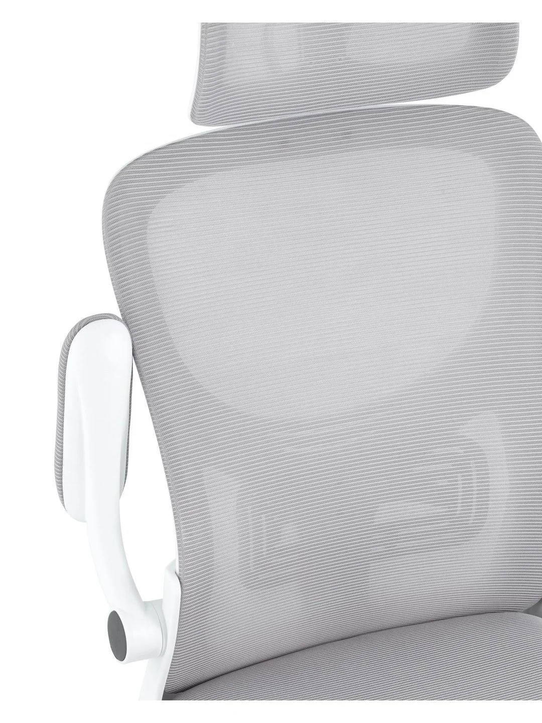 Серый кресло компьютерное офисное TopChairs Airone