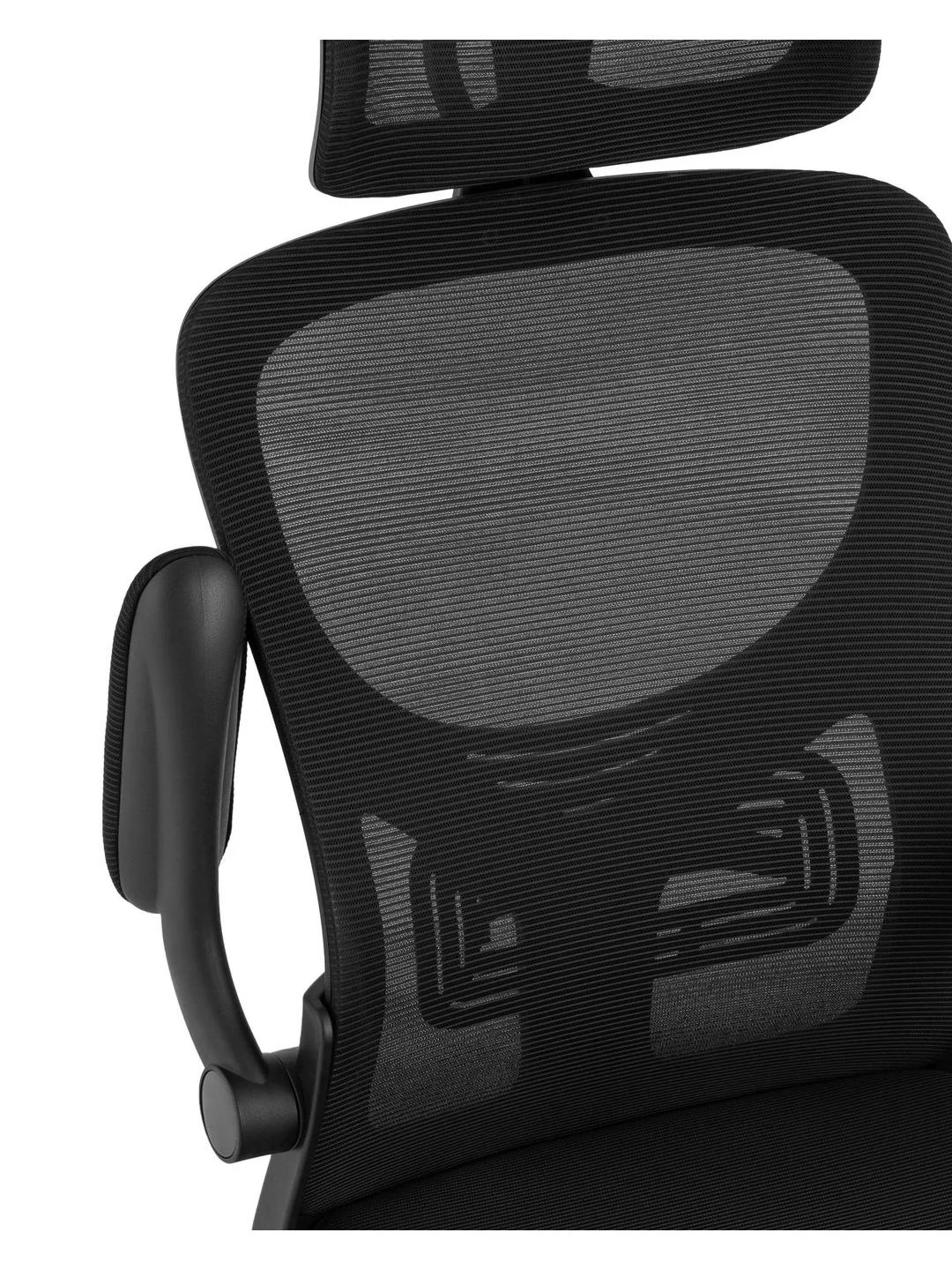 Черный кресло компьютерное офисное TopChairs Airone