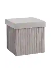 Серый пуф складной с ящиком Store Square
