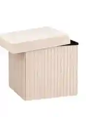 Бежевый пуф складной с ящиком Store Square