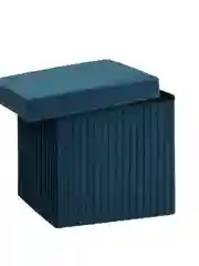 Синий пуф складной с ящиком Store Square