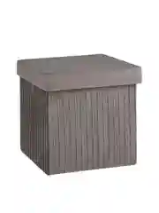 Тёмно-серый пуф складной с ящиком Store Square