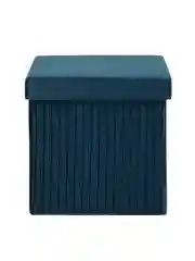 Синий пуф складной с ящиком Store Square