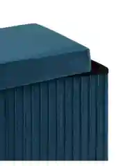 Синий пуф складной с ящиком Store Square