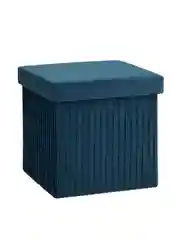 Синий пуф складной с ящиком Store Square