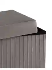 Тёмно-серый пуф складной с ящиком Store Square