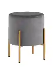 Серый пуф Кейси велюр