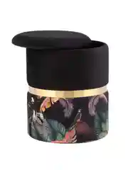 Черный пуф Кэрри с ящиком