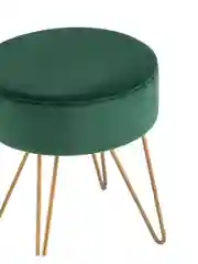 Зеленый пуф Спейси велюр