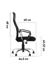 Черный кресло компьютерное TopChairs Benefit