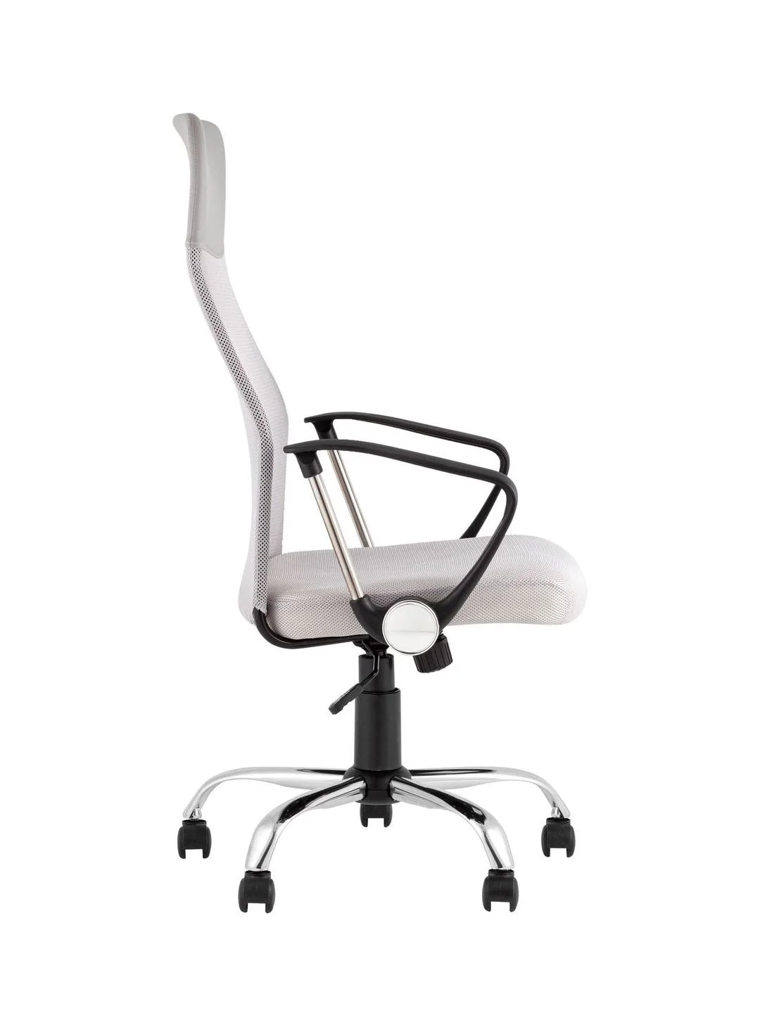 Серый кресло компьютерное TopChairs Benefit
