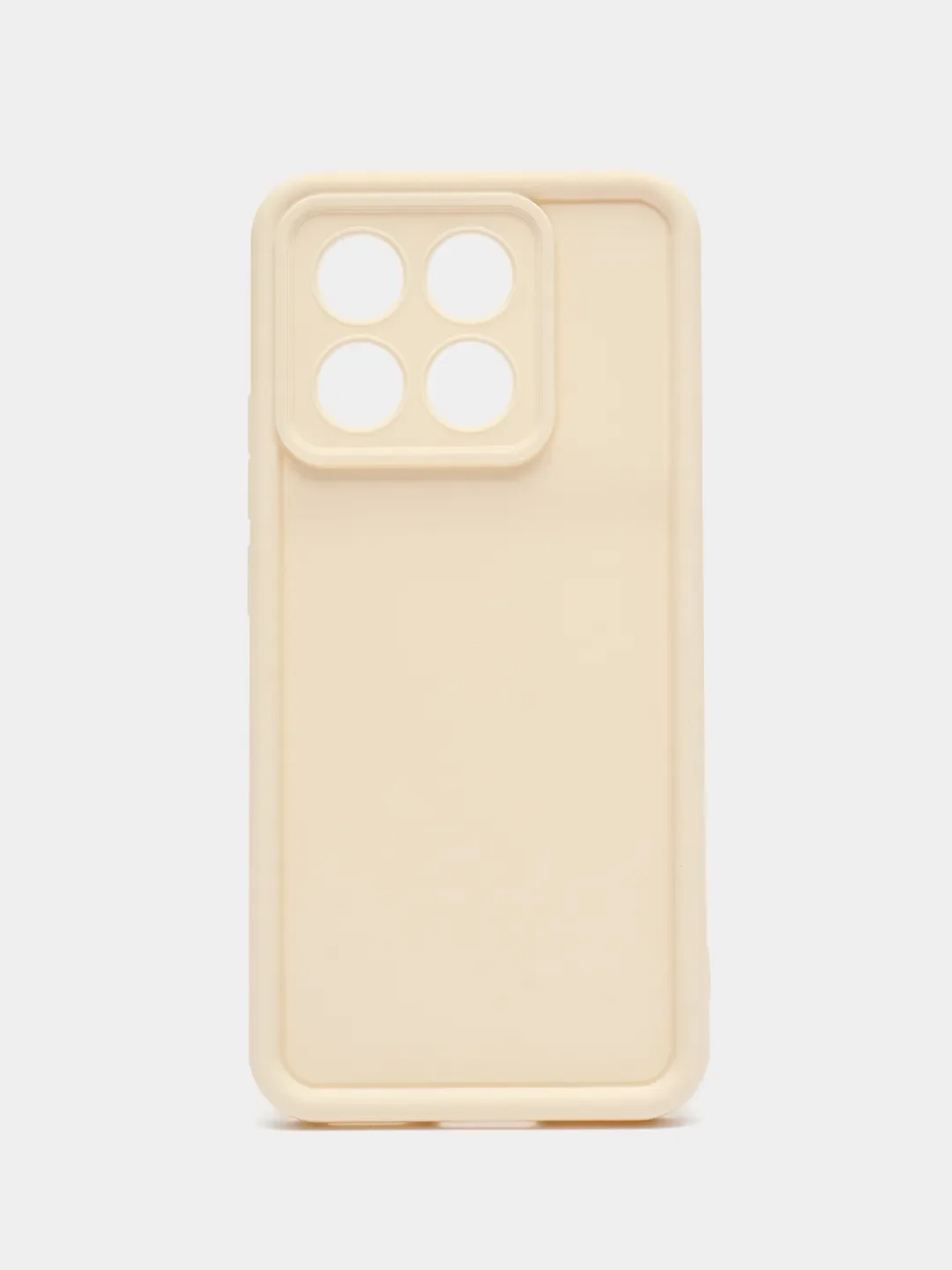 Молочный чехол для Realme 11 4G (Реалми 11 4 джи), противоударный, с бортиками