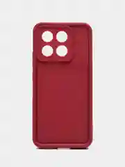 Бордовый чехол для  Realme 11 4G (Реалми 11 4 джи), противоударный, с бортиками