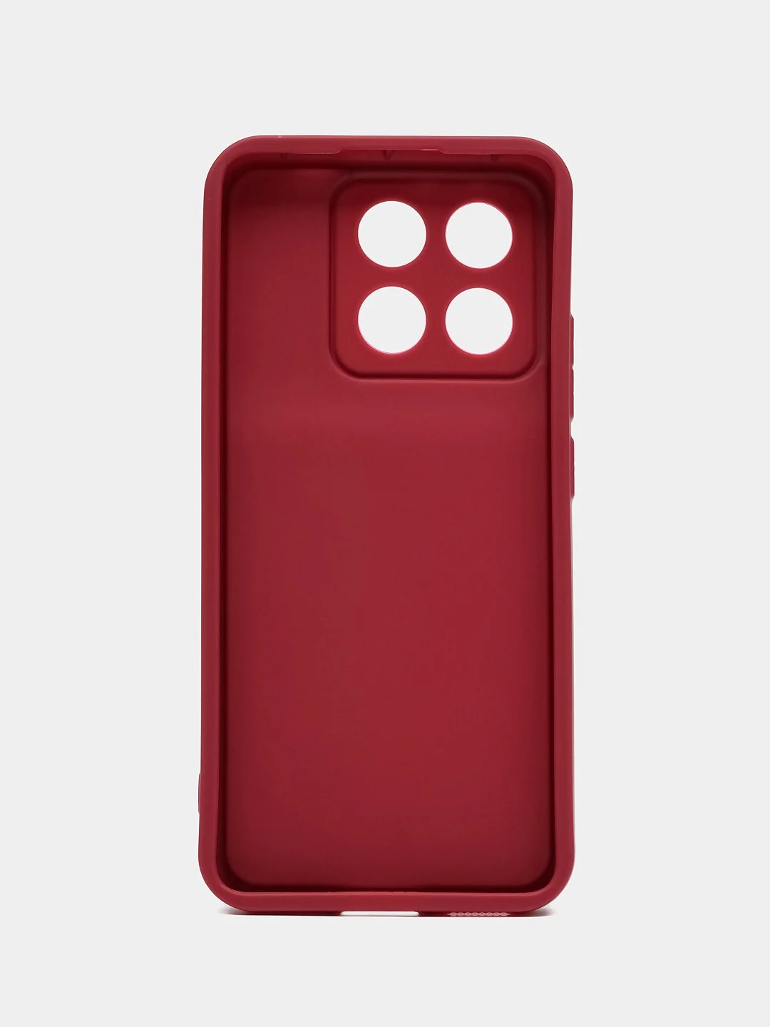 Бордовый чехол для Realme 11 4G (Реалми 11 4 джи), противоударный, с бортиками
