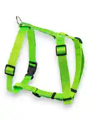 Шлейка Аркон Dog&Vogue NEO, нейлон, ширина 15 мм, шея 32-40 см, грудь 33-52 см, зеленая