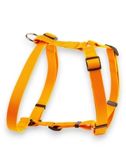 Шлейка Аркон Dog&Vogue NEO, нейлон, ширина 20 мм, шея 44-60 см, грудь 45-74 см, оранжевая