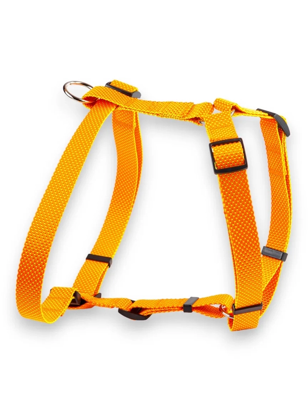 Шлейка Аркон Dog&Vogue NEO, нейлон, ширина 20 мм, шея 44-60 см, грудь 45-74 см, оранжевая