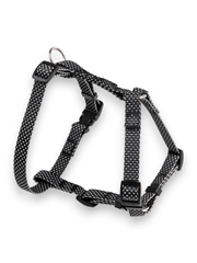 Шлейка Аркон Dog&Vogue NEO, нейлон, ширина 15 мм, шея 32-40 см, грудь 33-52 см, черная