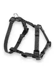 Шлейка Аркон Dog&Vogue NEO, нейлон, ширина 15 мм, шея 32-40 см, грудь 33-52 см, черная
