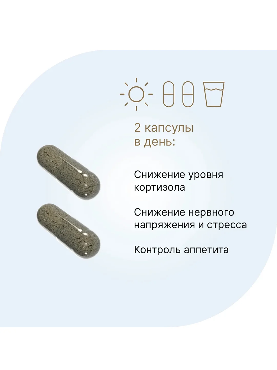 КОРТИЗОЛ КОНТРОЛЬ/ CORTISOL CONTROL, капсулы №60 по 0,69 г, банка