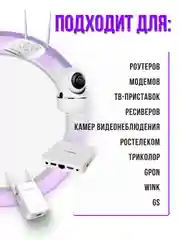 Блок питания адаптер 12V 1A 5.5 x 2.1 для роутера тв-приставки МТС Ростелеком Wink Дом.ру