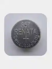 Батарейка Renata 357 (SR44W, V357), 1.55V, 190 mAh, Швейцария, 1 штука