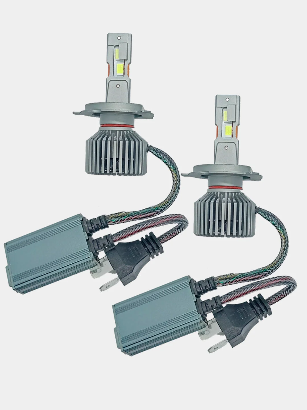 Лампы H4 светодиодные, LED, 130W, Ledzilla Titanium Pro, для ближнего света