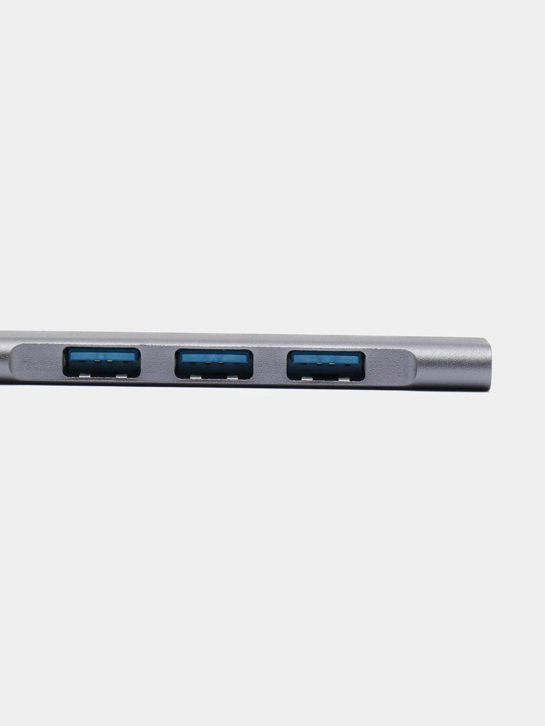 Серый usb HUB 3.0 на 4 порта, Разветвитель Type-C HUB 3.0, концентратор, юсб хаб