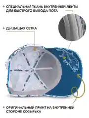 Бейсболка для рыбалки, охоты и туризма mixfish Izi Sea