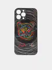 Хром фосфорный силиконовый светящийся в темноте чехол для iPhone