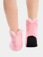 Мятный домашние утепленные тапочки-сапожки