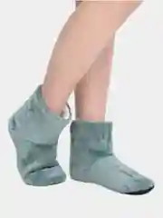 Мятный домашние утепленные тапочки-сапожки