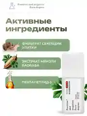 Полипептидная укрепляющая сыворотка вокруг глаз Positive and negative Zero degree, 20 мл