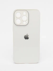 Чехол для iPhone 15, 15 Pro, 15 Pro Max, со стеклянной панелью и защитой камеры