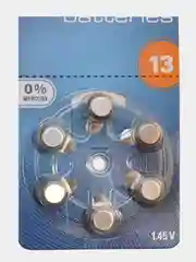 Батарейки Renata ZA13 (PR48) для слуховых аппаратов, 1.4V, Германия, 6 штук (1 блистер)