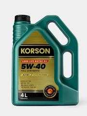 Моторное масло KORSON FULL SYNTHETIC 5W-40 A3/B4