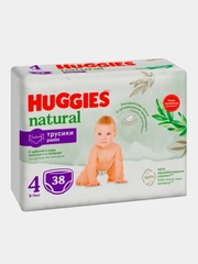 Подгузники-трусики Huggies Natural 9-14 кг, 4 размер, 38 штук
