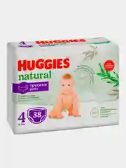 Подгузники-трусики Huggies Natural 9-14 кг, 4 размер, 38 штук