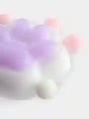 Фиолетовый сквиш лапка, игрушка-антистресс, кошачья лапка, лапка котика